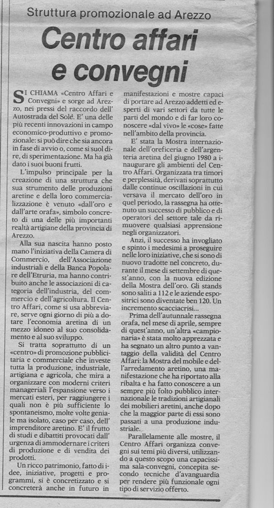 Centro Affari ad Arezzo